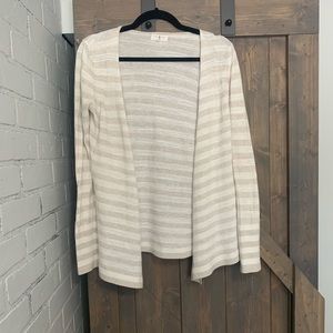 Lou & Grey striped cardigan sweater